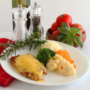 Chicken Parma with Vegetables