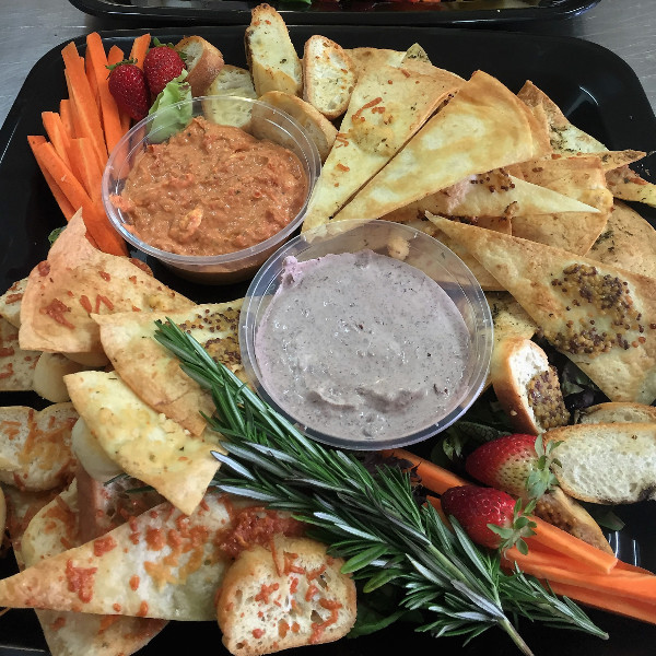 Homemade Dip and Assorted Breads PepperGreen Farm Catering